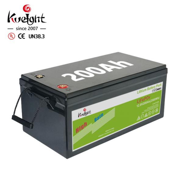 Buy cheap 12.8V 200Ah 12V LiFePO4 Battery Lead Acid High Cycle Life Power Supply from wholesalers