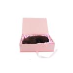 Customer's Specific Requirement Luxury Hair Wig Packaging Black Box Magnetic