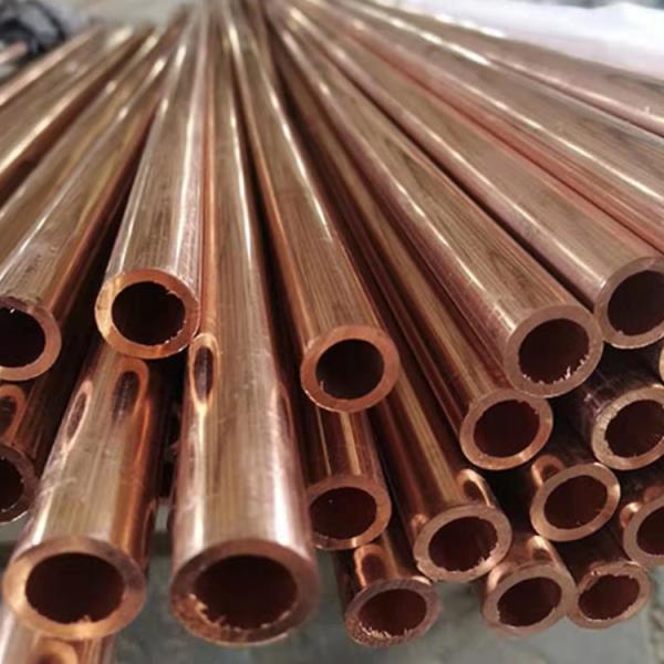 Buy cheap Hardness 3.5-4.0 Straight Copper Pipe ASTM B280 Opaque from wholesalers