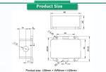 UBIS-828Y Industrial Dual Axis Inclinometer For Analog And Digital Measurement