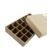 Buy cheap Custom Printed Cardboard Boxes , Kraft Corrugated Boxes For Fruit Vegetable from wholesalers