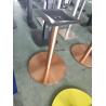 Buy cheap Modern Metal Table Legs Commercial Table Bases Mild Steel Golden Finish from wholesalers
