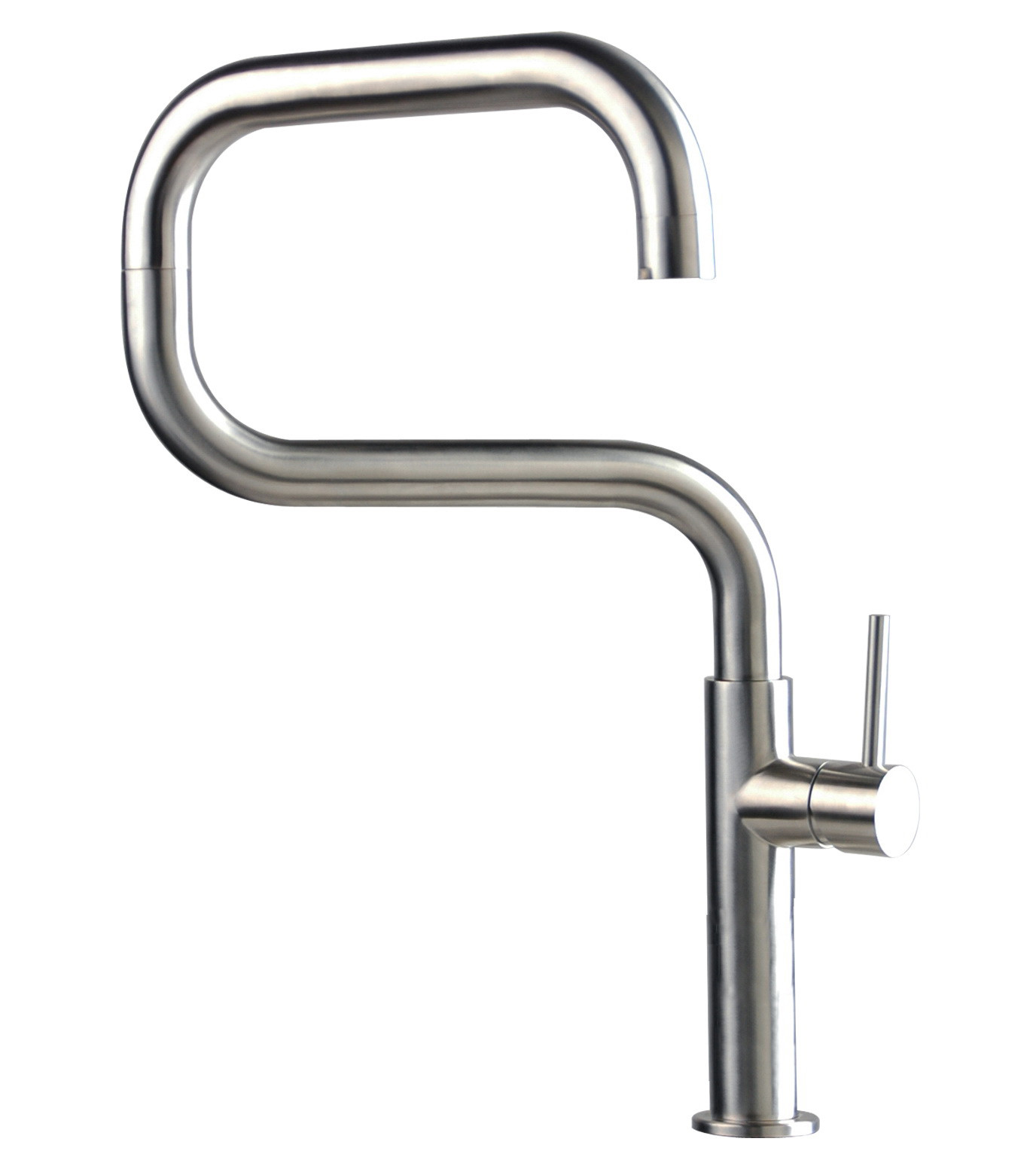 Stainless steel 304 material Griferias Cocina Deck Mounted Flexible Kitchen Touch Faucet With Swivel Spout Pipe