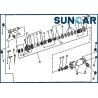 Buy cheap RE21196 Hydraulic Cylinder Kit Bucket Service Kit Fits 990 John Deere Equipment Parts from wholesalers