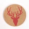 Buy cheap 4 Inch Custom Printed Cork Coasters Heat Insulation For Beverages Cups from wholesalers