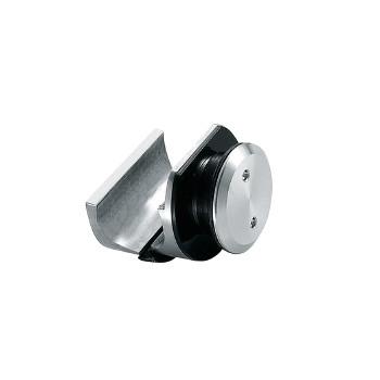 Buy cheap Clamp fixing for track GL-003, stainless steel 304, finishing satin, for bathroom door from wholesalers