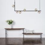 Nordic Chandelier Lighting For Kitchen Bar Table long chandelier French Design