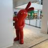 Buy cheap H185cm Standing Fiberglass Cartoon Rabbit Sculpture For Shopping Centre from wholesalers