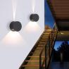 Buy cheap Outdoor adjustable waterproof wall lights modern simple household style exterior wall lamp spotlight balcony wall lamps from wholesalers