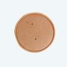 Buy cheap 750ML Disposable Brown Kraft disposable Paper Salad Bowl With PET Lid from wholesalers