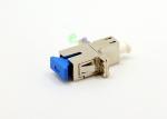 Hybrid SC To LC Fiber Adapter Metal Body Ceramic Sleeve Offering Flexibility