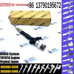 common rail injector 095000-5930 for toyota truck diesel pump injector 23670