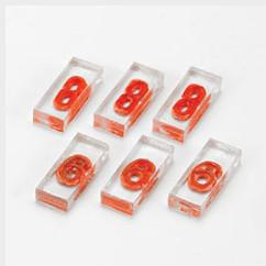 Buy cheap Acrylic Lead Letters For Xray Markers 17.2x6.8x3.4 Mm Multi Size Can Be Available from wholesalers