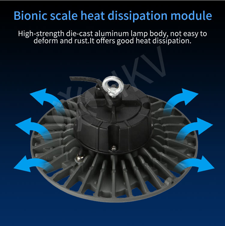 20000lm Waterproof Stable Heat Dissipation LED High Bay Light Fixtures Industrial Lighting