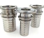 SS304 3A Stainless Steel Hose Couplings 76mm 3 Inch Tri Clamp Fittings
