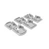 Buy cheap Magnet Lamps Aluminium LED Profile 14*18mm Extrusion Housing H Shape from wholesalers