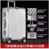 Buy cheap Unisex Full Aluminum Waterproof Business Travel Luggage Trolley Suitcase Set Spinner Aluminum Luggage Bags Men from wholesalers