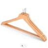 Buy cheap 17.8in Small Wooden Coat Hangers Hotel Anti Theft Clothes Hangers from wholesalers