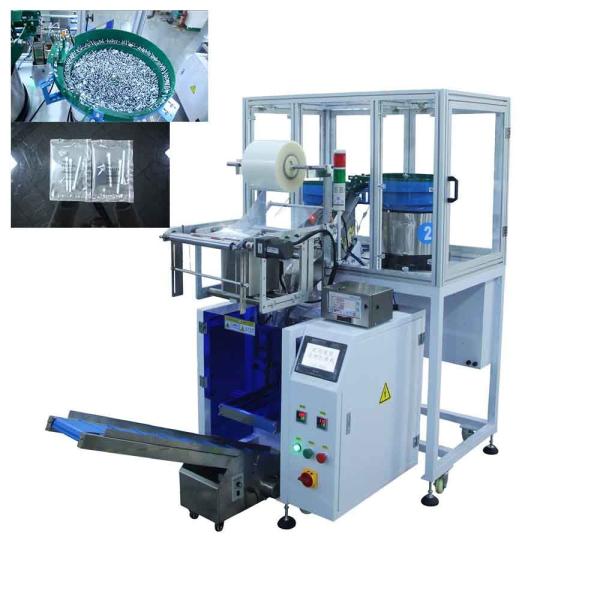 Buy cheap New Automatic Hardware Bolt Nail Screw Counting Toy Spare Parts Sachet Packing Machine With Two Vibrator Bowl from wholesalers