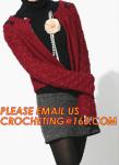 Women white Fashion Loose Cashmere Cable Knit Pullover Sweater, Women Cable Knit