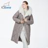 Buy cheap Detachable Luxury Down Jacket Pure Fur White Cotton Coat Tall Collar from wholesalers