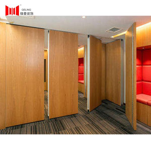 Buy cheap Custom Hotel Movable Partition Wall Door Wood Surface Sound Insulation from wholesalers