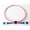 Buy cheap MTP / MPO Fiber Optic Patch Cord OM4 40G Twelve Cores 3MM LSZH Jacket from wholesalers