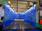 Indoor Illuminated Squash Court Single And Double Player Squash Court Sports