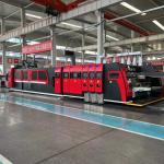 Flexo Printer Slotter Die Cutter Folder Gluer Corrugated Carton Production Line