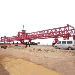Bridge Girder Launching Gantry Crane High Efficient River Cross Sea 5m / Min 50M