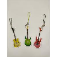 Buy cheap Promotions Acrylic Sheet Keychain , Inkjet Printing Personalized Guitar Keychain product