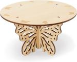 Butterfly Wood Cake Stand Wedding Baby Shower Birthday Rustic Table Centerpiece