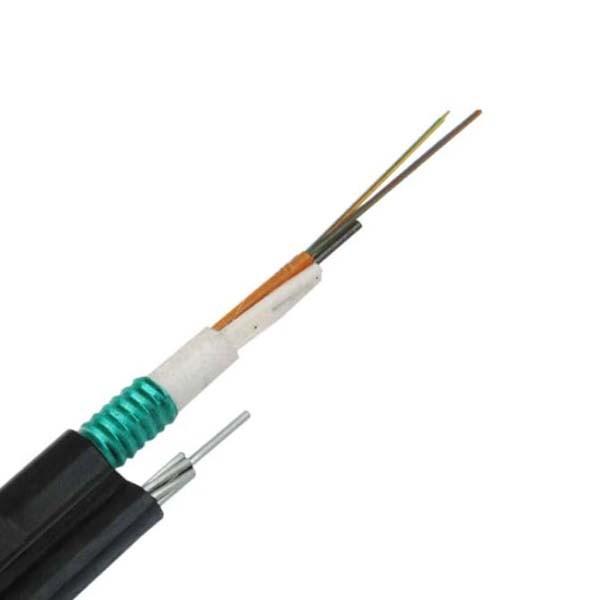 Buy cheap Figure 8 Self-Supporting Fiber Optic Cable 24 Core Steel Armored Cable GYTC8S from wholesalers