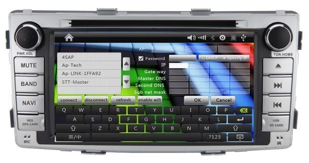 Ouchuangbo Toyota Hilux multimedia player with gps navigation bluetooth iPod RDS mp3 OCB-8621