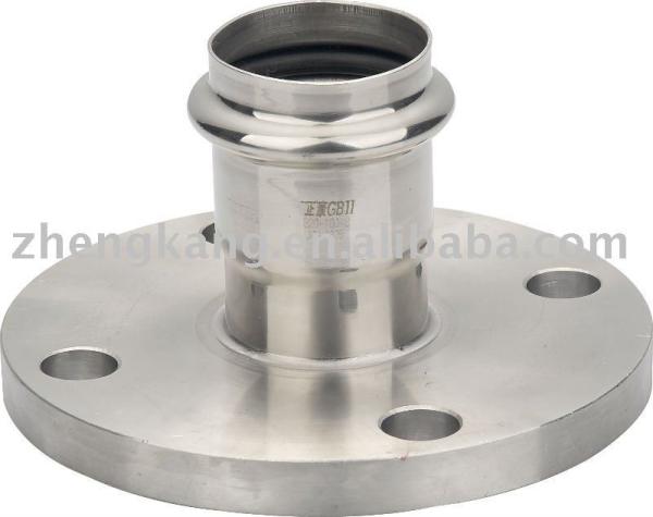 Buy cheap V Type Inox Press Fittings Integrated Food Grade Original Metal Color from wholesalers