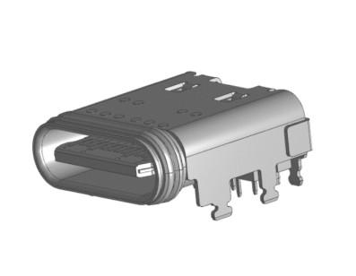 Buy cheap IPX8 USB Connectors SMT 24 Pins USB Type C Vertical Connector from wholesalers
