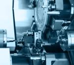 Accurate 380V Dual Spindle Dual Turret Lathe High Performance