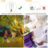 Buy cheap Solar Powered 49ft 15pcs Hanging S14 Garden Festoon Lights from wholesalers