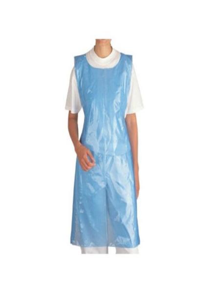 Buy cheap Non Toxic Disposable Blue Plastic Aprons Dust Resistant For Daily Life Using from wholesalers