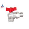 Buy cheap ISO9001 Male X Female Angle Ball Valve Revolve Pipe DN15 from wholesalers
