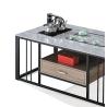 Buy cheap Modern Rectangular Stone With Metal Frame Heat Resisting Kettle Office Furniture from wholesalers