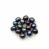 Buy cheap Wholesale AAA Grade 6-7mm and 7-8mm no hole Rice Shape Black pearl Freshwater Loose Pearl Beads from wholesalers