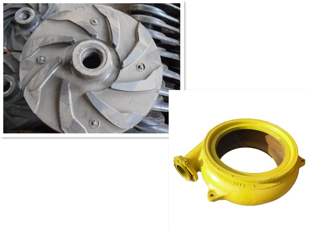 Aier Multi Function Rubber Pump Parts , Pump Volute Liner For Industrial