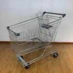 240L Australian Style General Purpose Supermarket Trolley With Grey Plastic