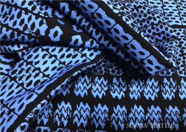 Buy cheap Lycra Material Performance Knit Fabric , Digital Printing Sport Knit Fabric from wholesalers