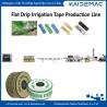 Buy cheap Flat Dripper Drip Irrigation Tape Production Machine 180m/min KAIDE factory from wholesalers