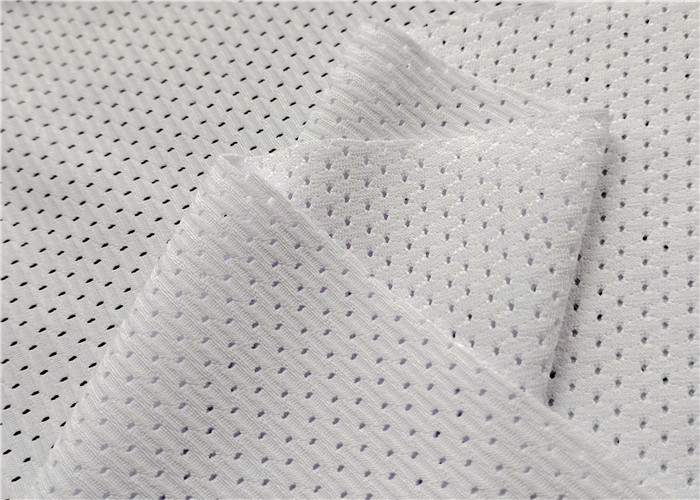 White colour polyester spandex Mesh fabric for American football Uniform fabric