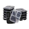 Buy cheap 4 Compartment Disposable Transparent Plastic Food Containers from wholesalers
