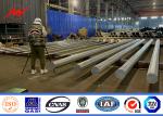 Hot Dip Galvanized Power Distribution Pole Electric Steel 35FT 40Ft 69KV