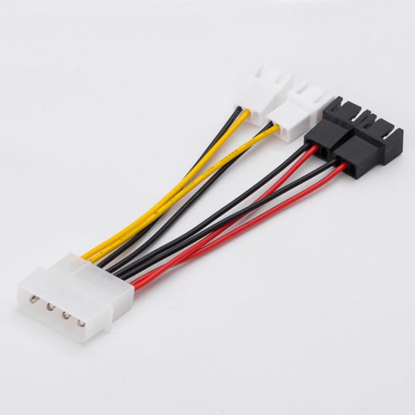 Buy cheap 4 Pin 12.5cm PCIE GPU Minig Power Cable PVC Insulation from wholesalers